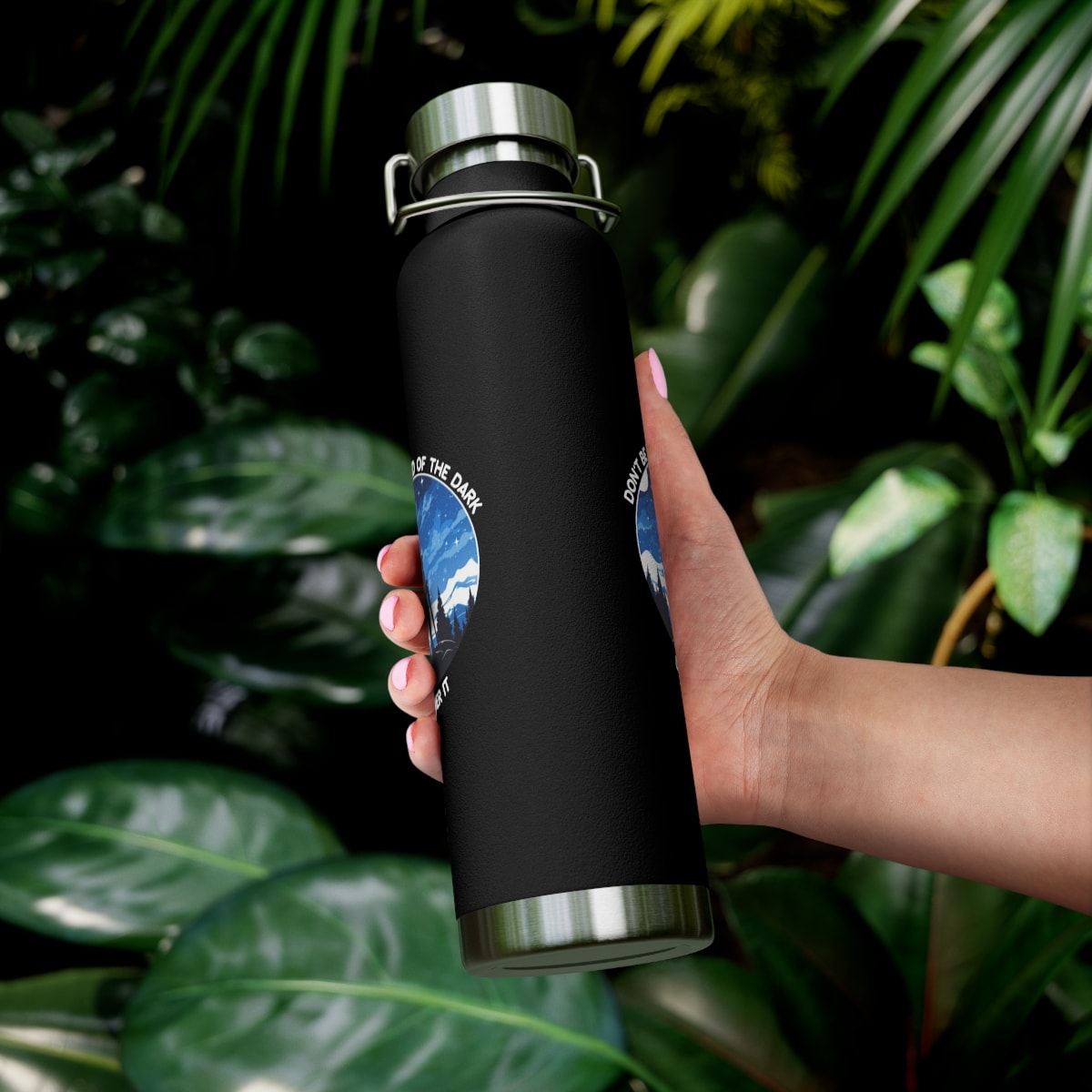 Don't Be Scared Stargazing Vacuum Insulated Bottle 22oz - Image 7