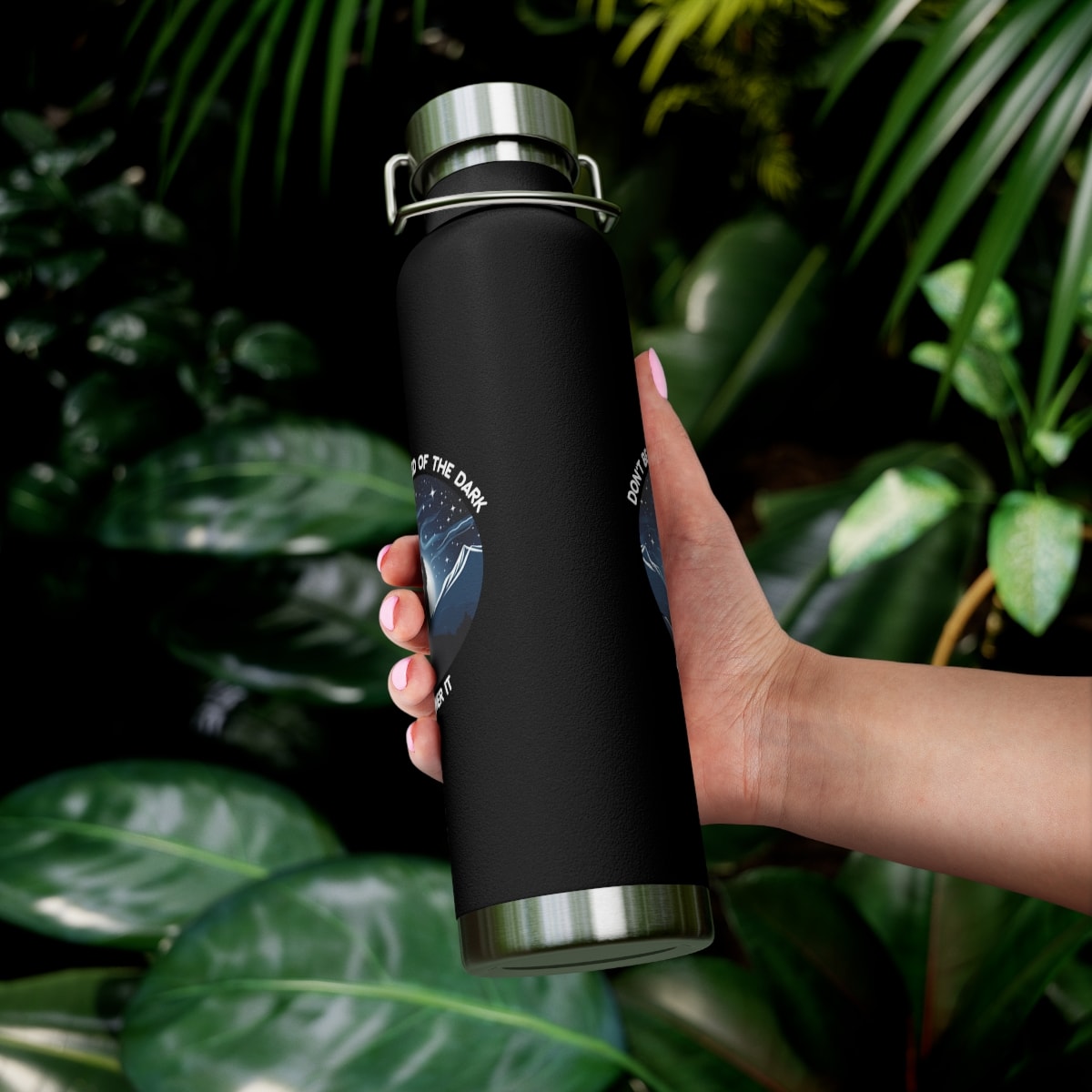 Don't Be Scared Astrophotographer Insulated Bottle 22oz - Image 7