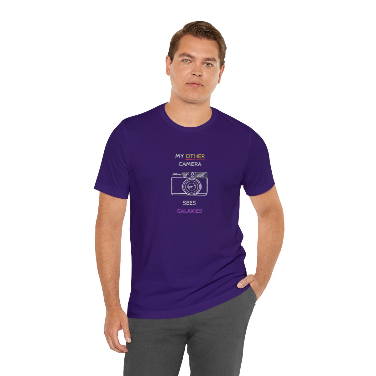 My Other Camera Astrophotographer Short Sleeve Tee - Image 90