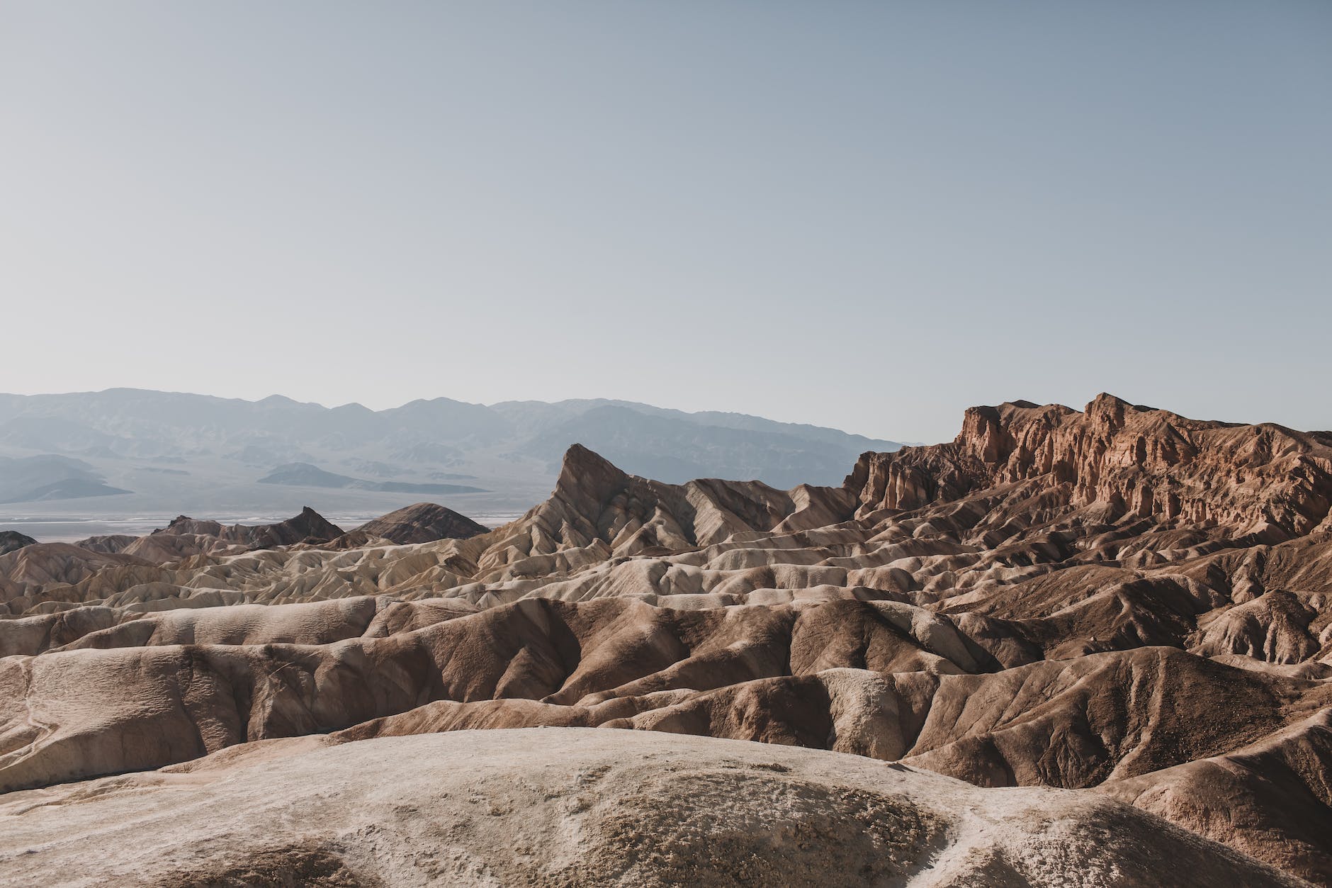 breathtaking view of death valley national park