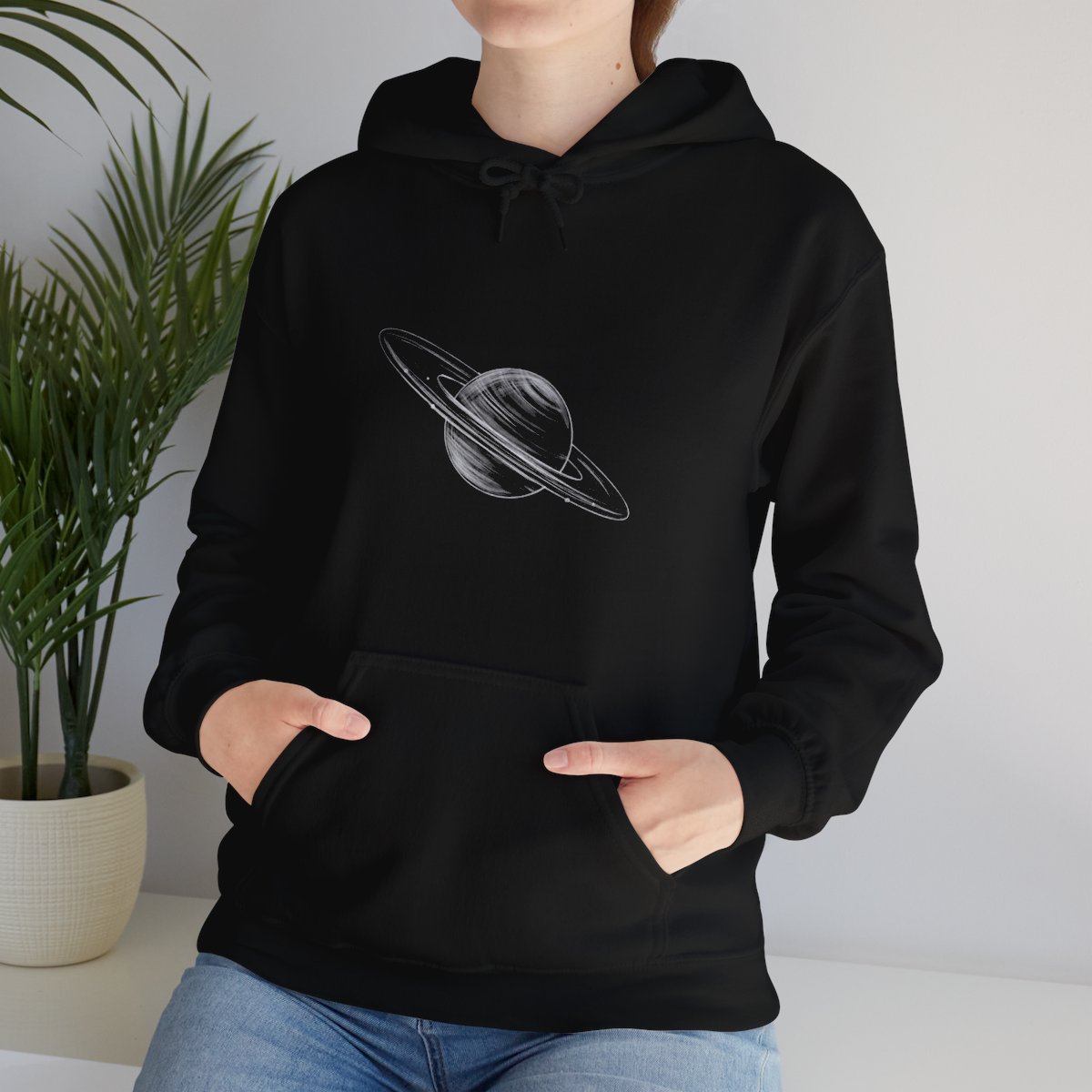 Sketch Saturn Hooded Sweatshirt - Image 26