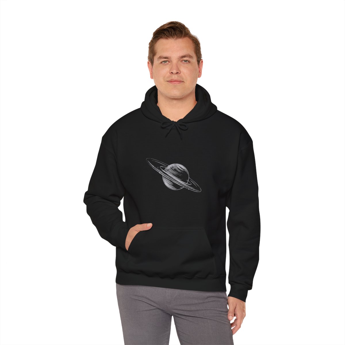 Sketch Saturn Hooded Sweatshirt - Image 22
