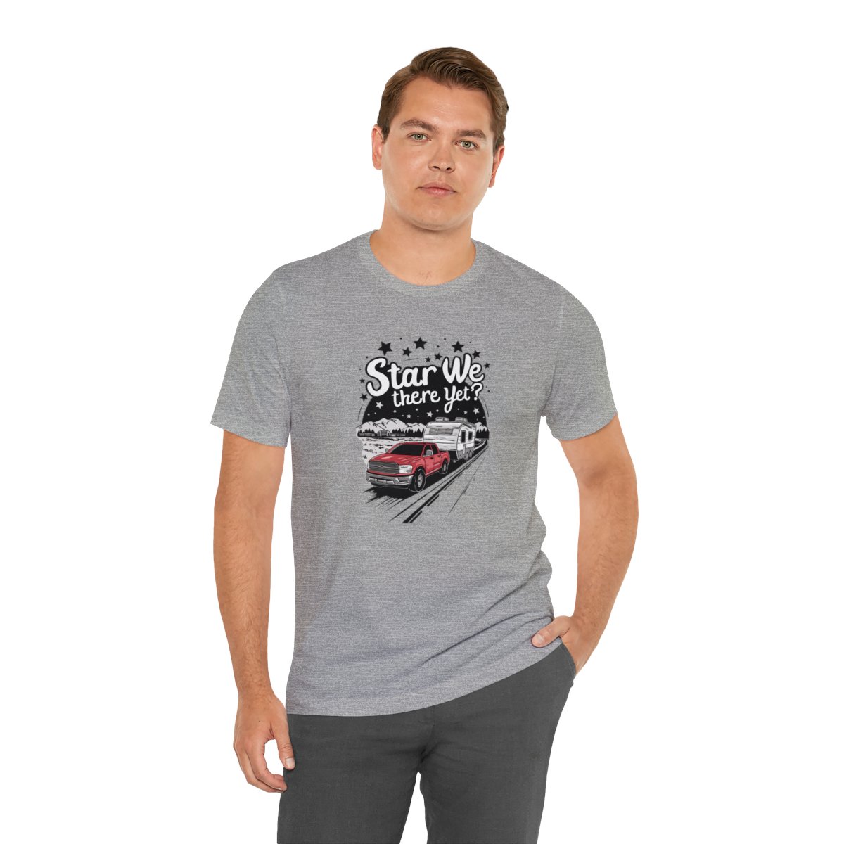 Red Truck Rving Star We There Yet Short Sleeve Tee