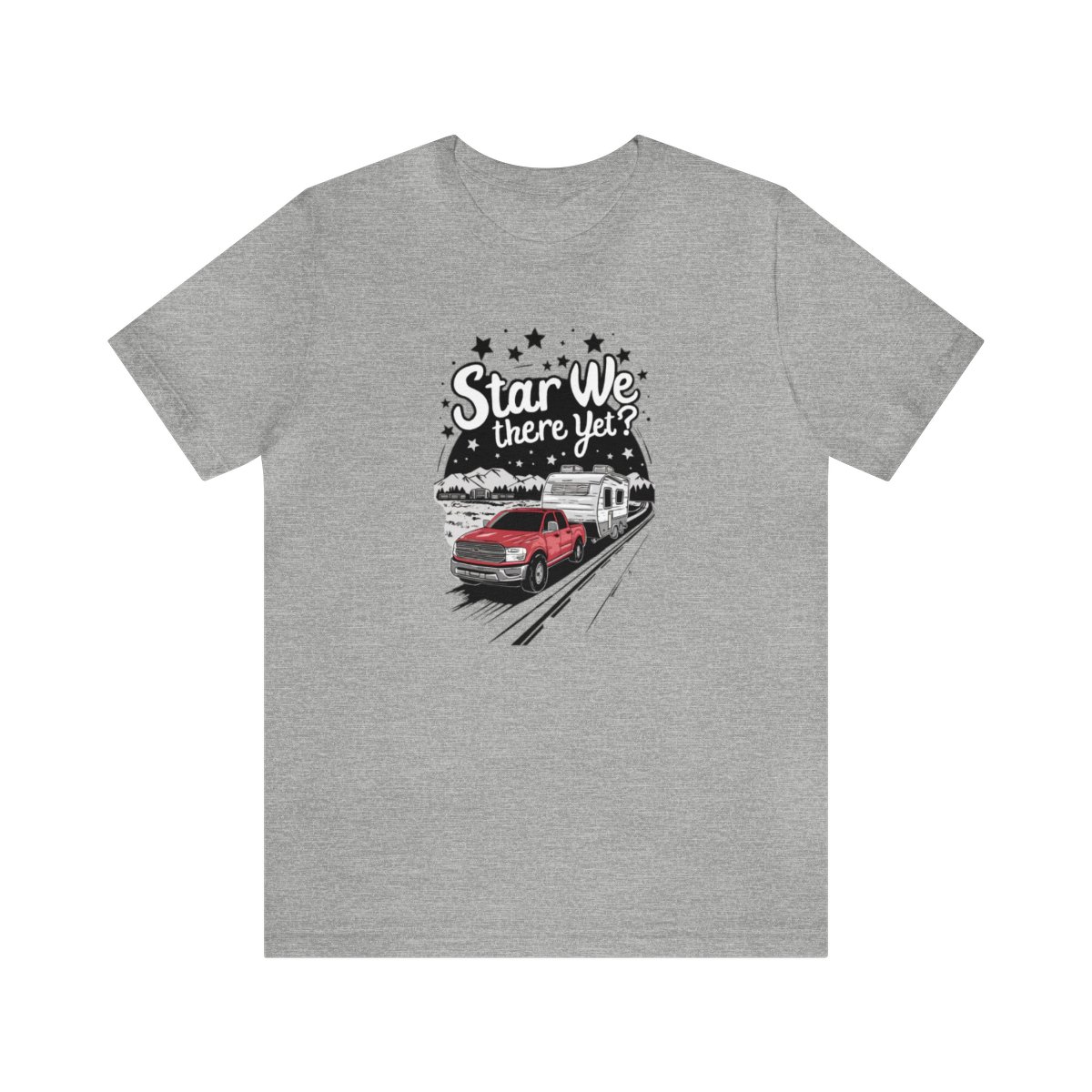 Red Truck Rving Star We There Yet Short Sleeve Tee - Image 2