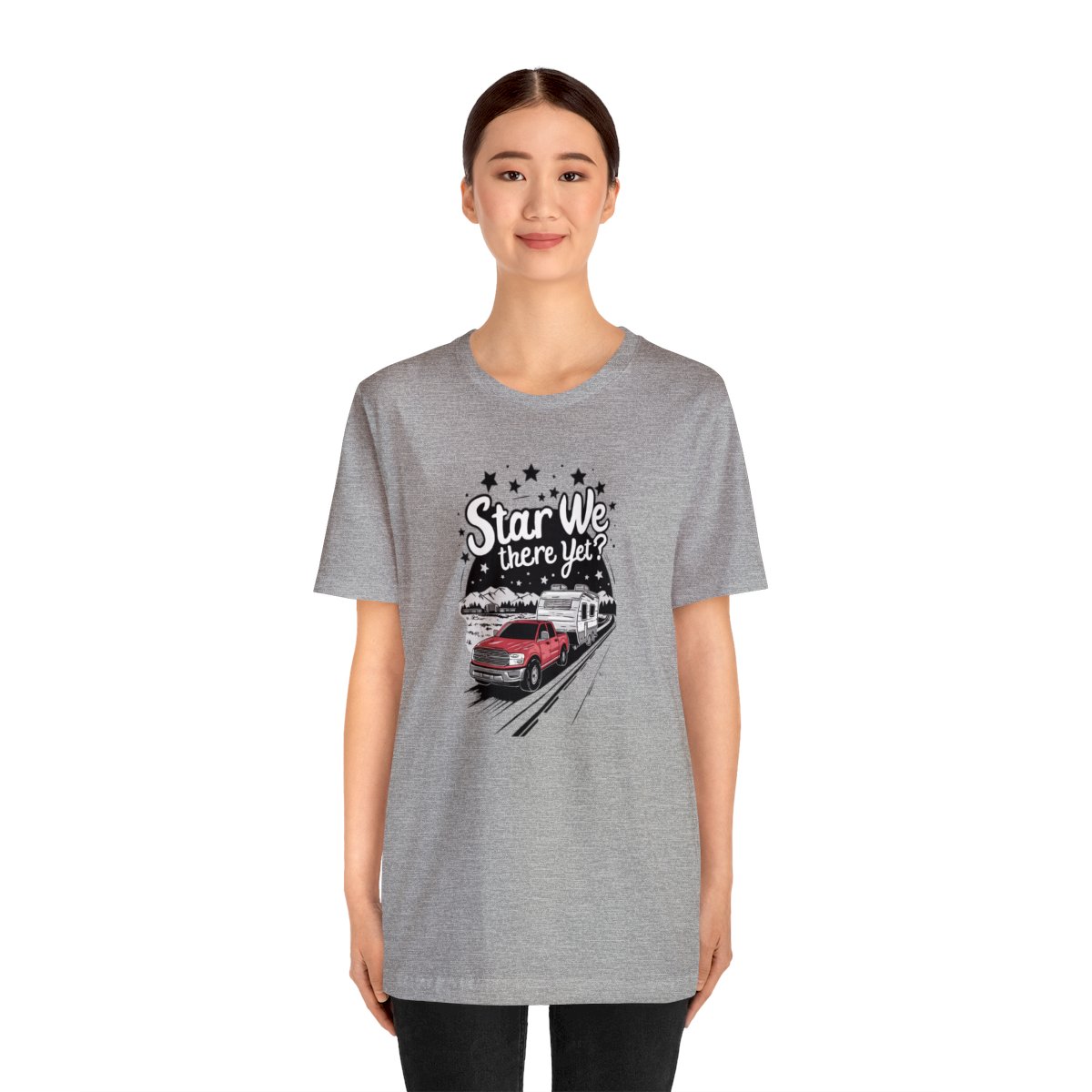 Red Truck Rving Star We There Yet Short Sleeve Tee - Image 4
