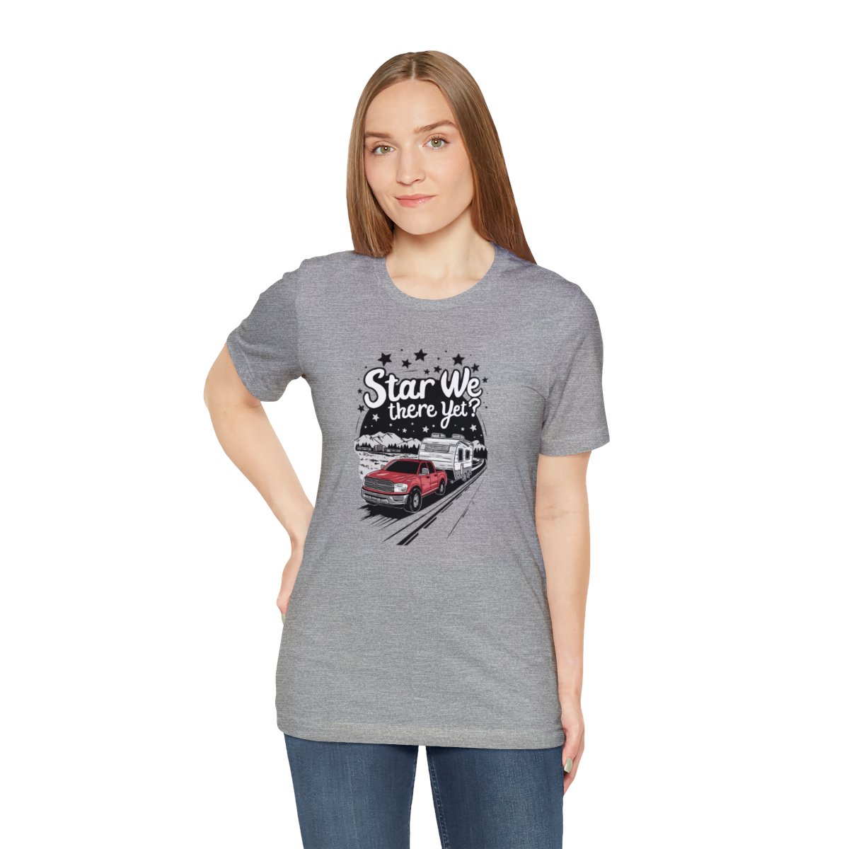 Red Truck Rving Star We There Yet Short Sleeve Tee - Image 6