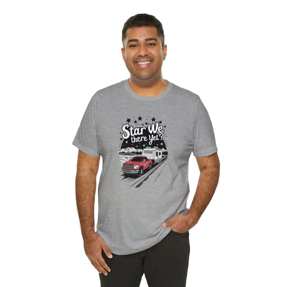 Red Truck Rving Star We There Yet Short Sleeve Tee - Image 8