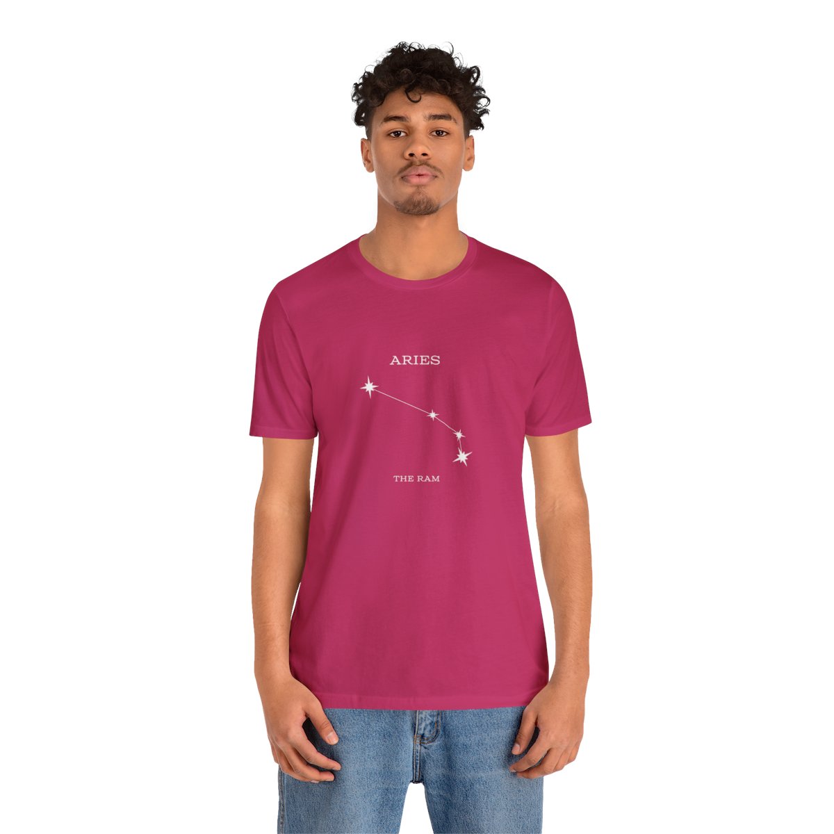 Stargazer Aries Constellation Jersey Short Sleeve Tee - Image 76