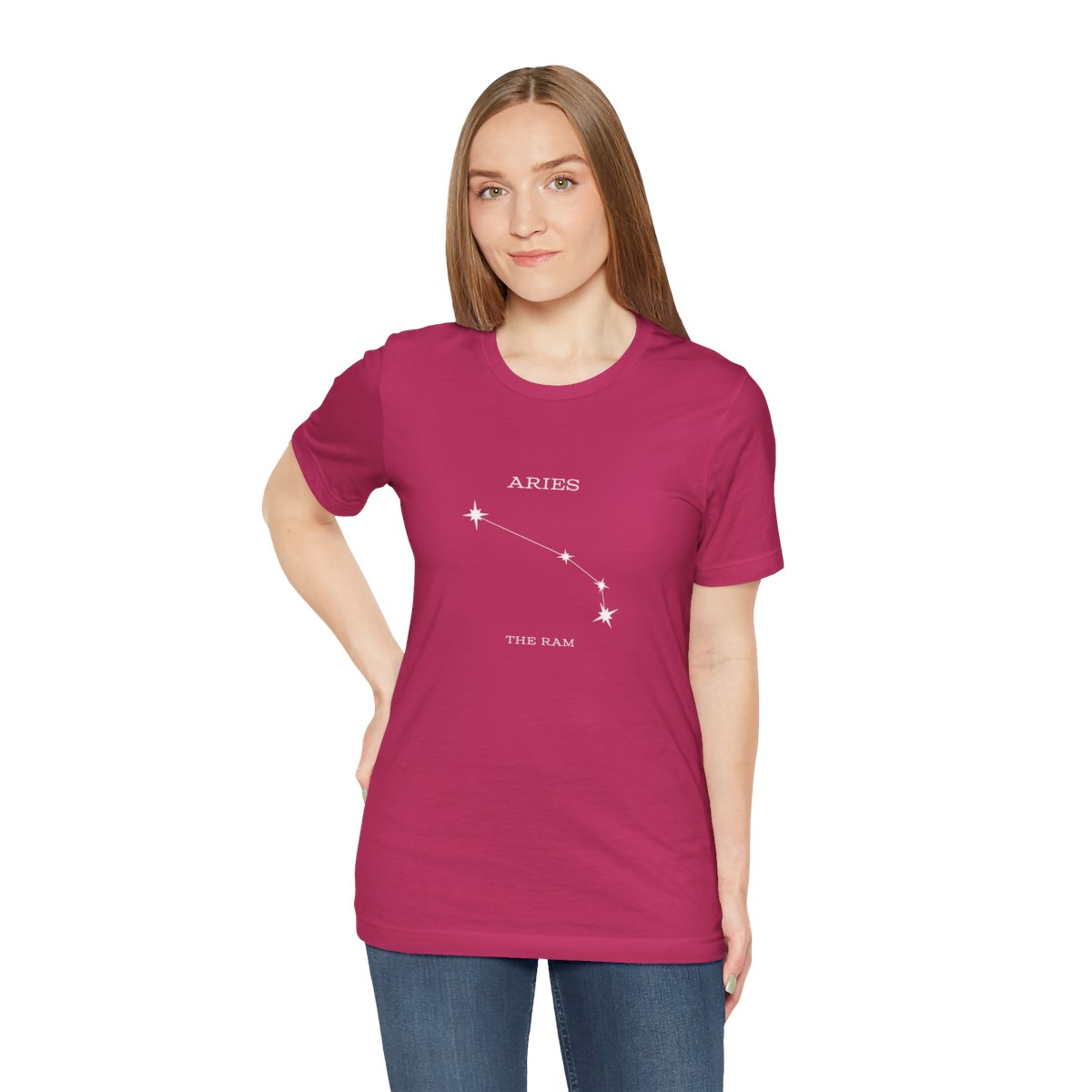 Stargazer Aries Constellation Jersey Short Sleeve Tee - Image 77