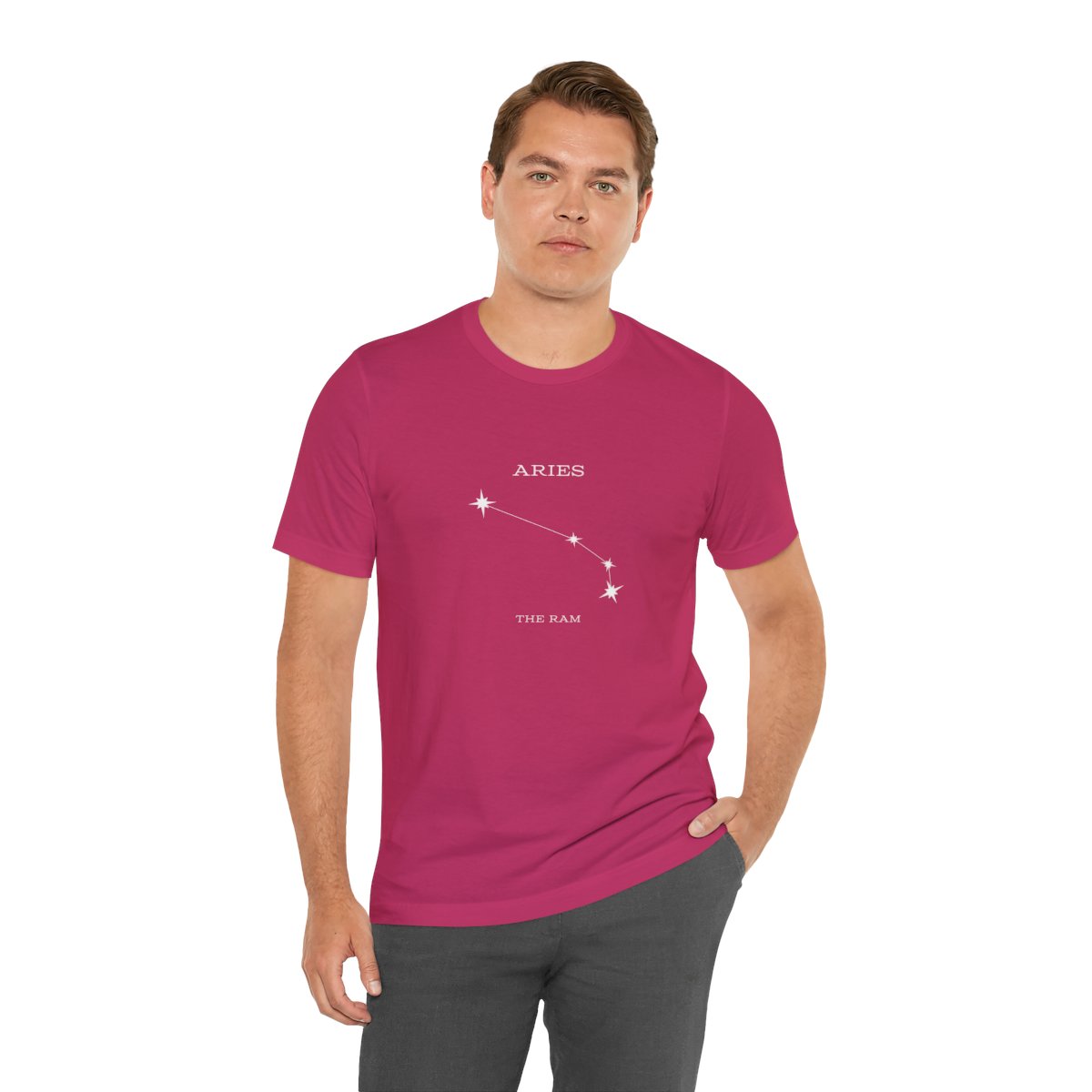 Stargazer Aries Constellation Jersey Short Sleeve Tee - Image 78