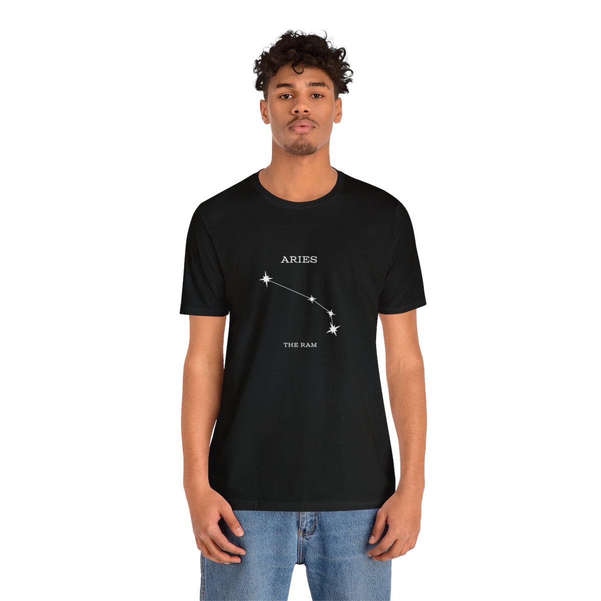 Stargazer Aries Constellation Jersey Short Sleeve Tee - Image 4