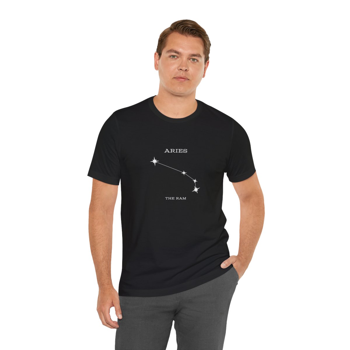 Stargazer Aries Constellation Jersey Short Sleeve Tee - Image 6