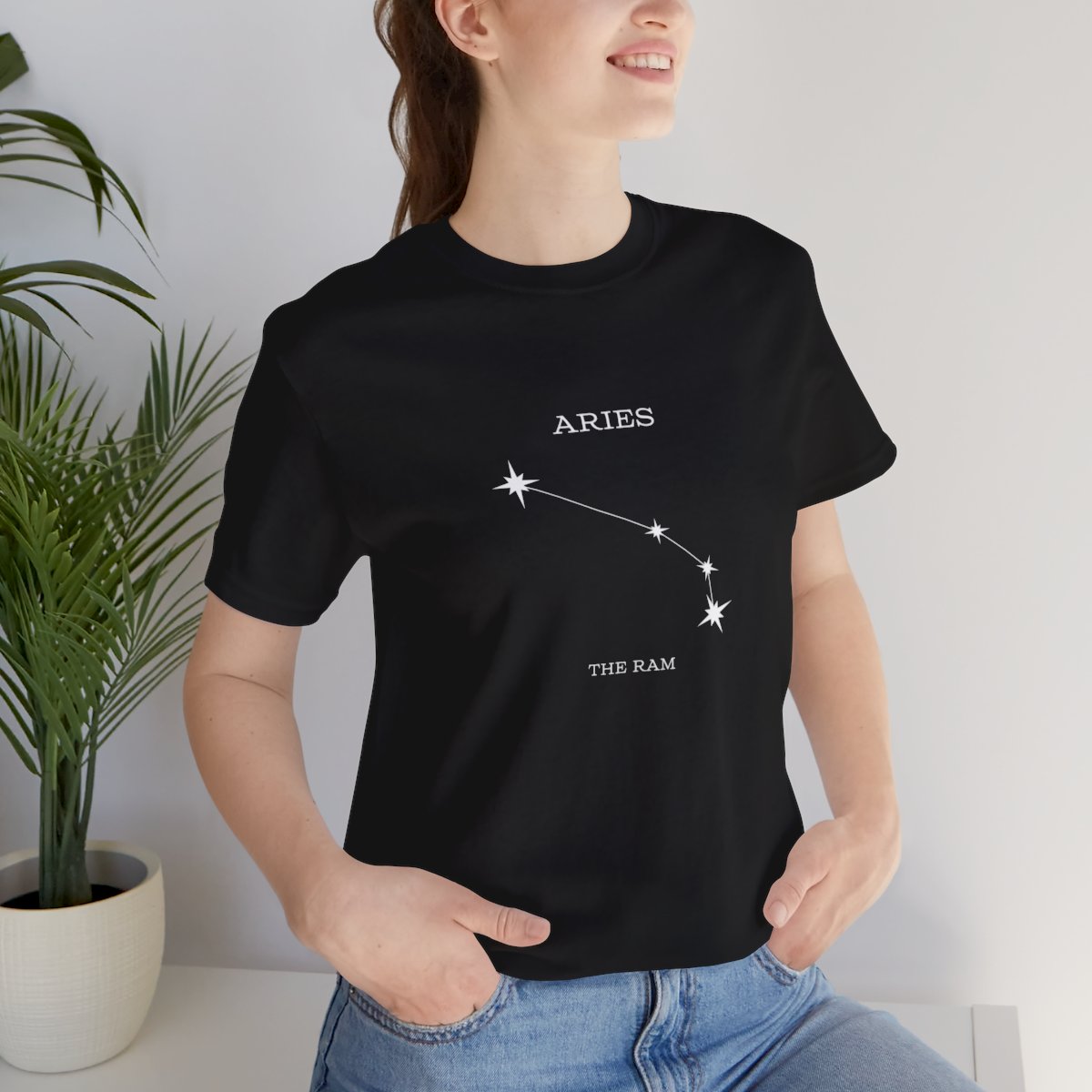 Stargazer Aries Constellation Jersey Short Sleeve Tee - Image 9