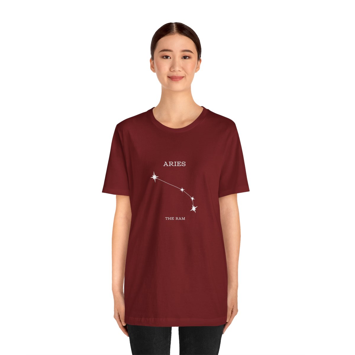 Stargazer Aries Constellation Jersey Short Sleeve Tee - Image 87