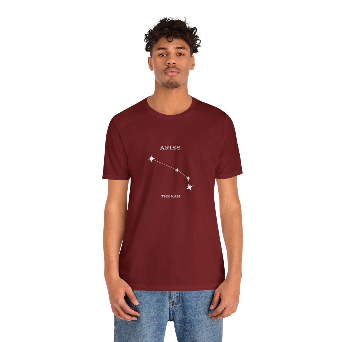Stargazer Aries Constellation Jersey Short Sleeve Tee - Image 88