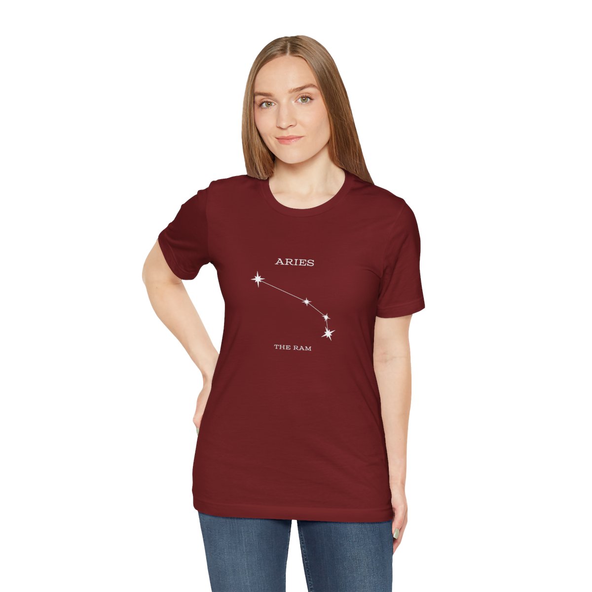 Stargazer Aries Constellation Jersey Short Sleeve Tee - Image 89