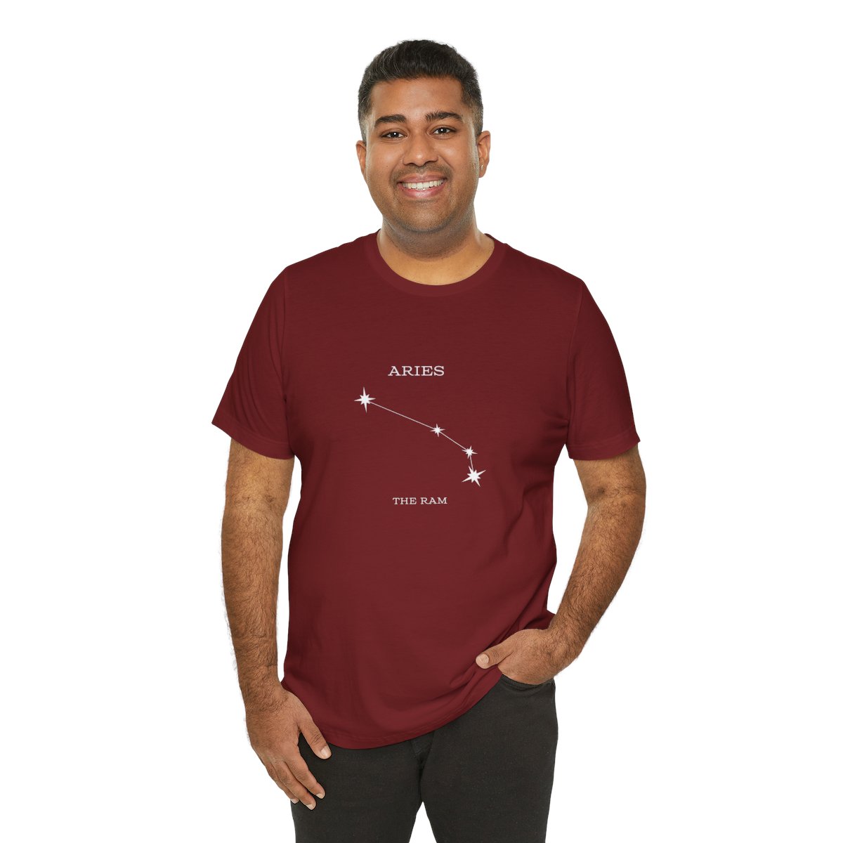 Stargazer Aries Constellation Jersey Short Sleeve Tee - Image 92