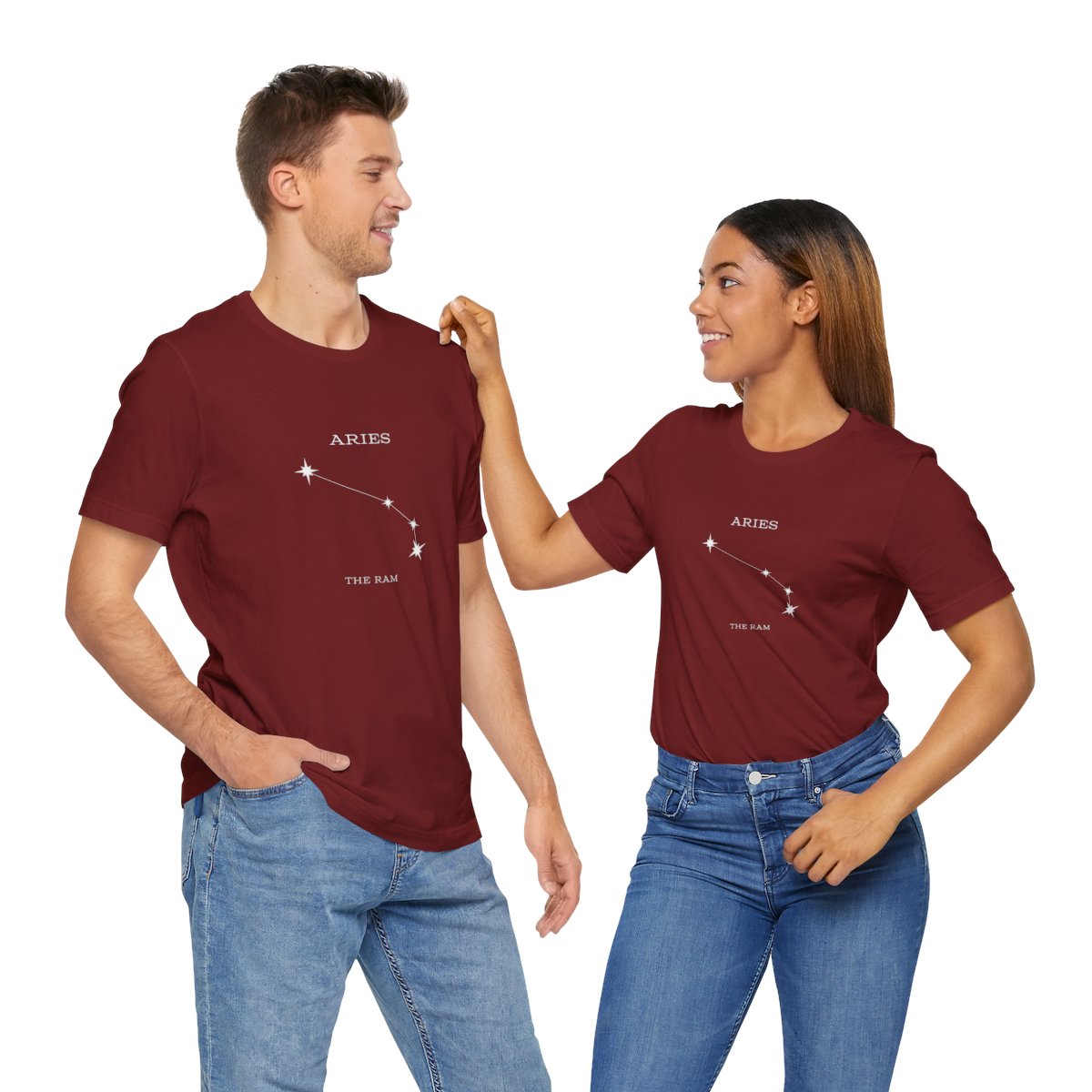 Stargazer Aries Constellation Jersey Short Sleeve Tee - Image 94