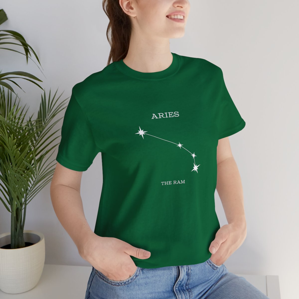 Stargazer Aries Constellation Jersey Short Sleeve Tee - Image 21