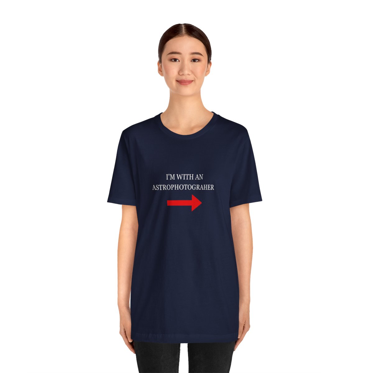 With an Astrophotographer Short Sleeve Tee - Image 37