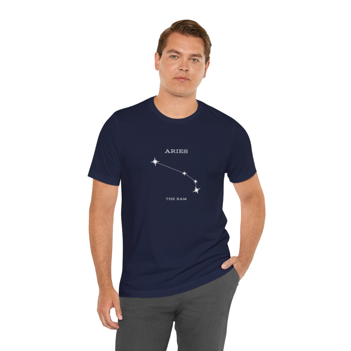 Stargazer Aries Constellation Jersey Short Sleeve Tee - Image 54