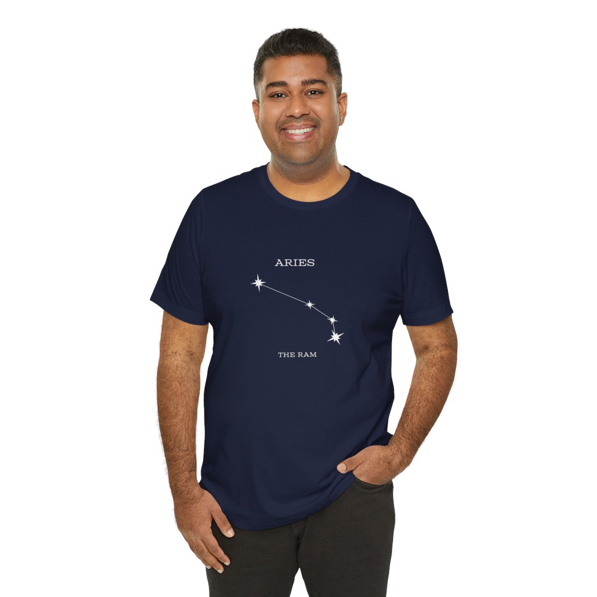 Stargazer Aries Constellation Jersey Short Sleeve Tee - Image 56