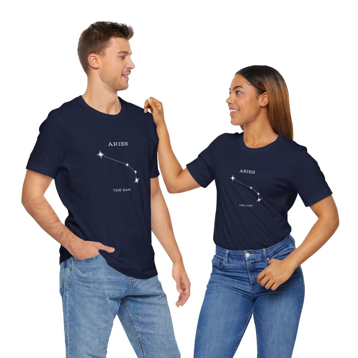 Stargazer Aries Constellation Jersey Short Sleeve Tee - Image 58