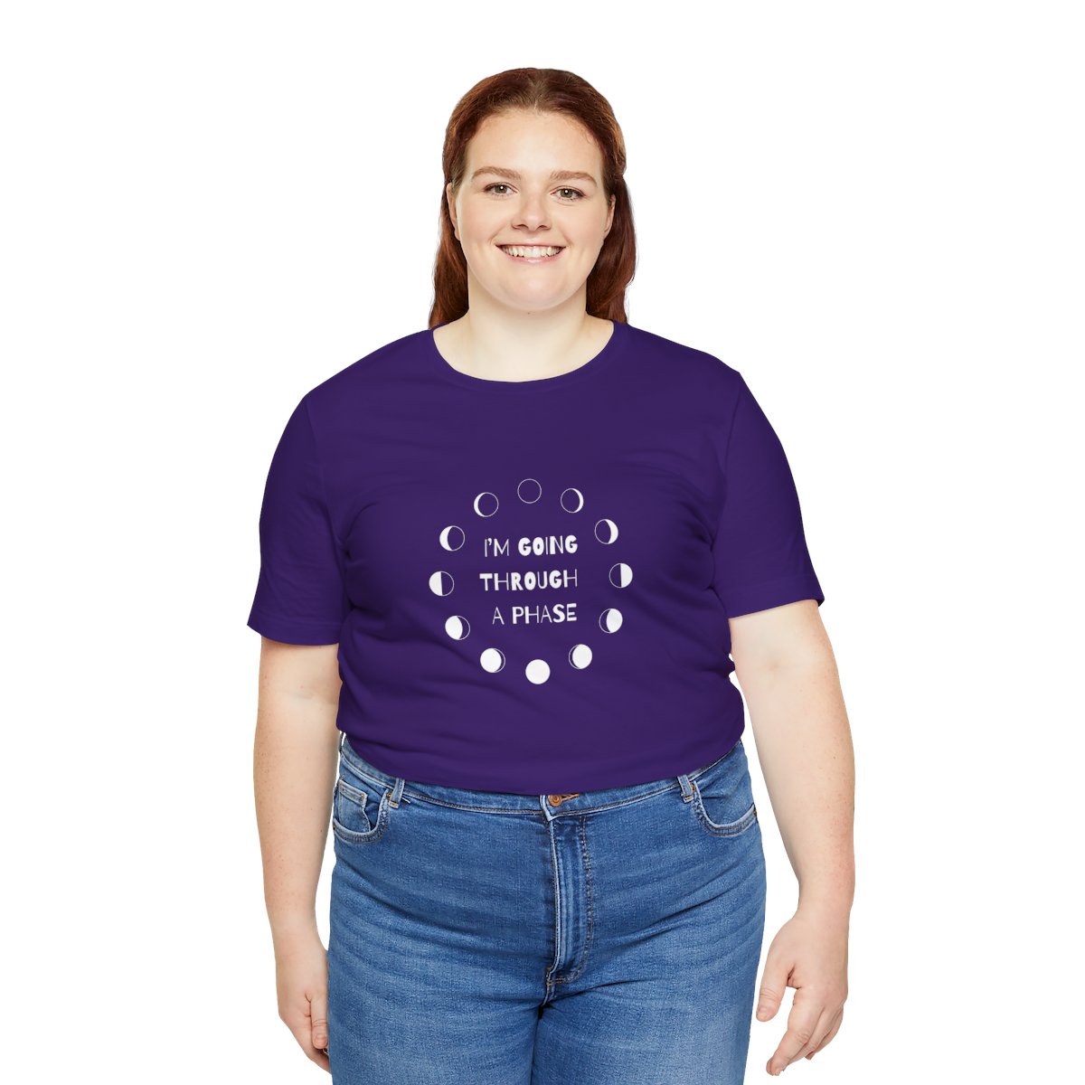 I'm Going Through a Phase Moon Shirt Short Sleeve Tee - Image 91