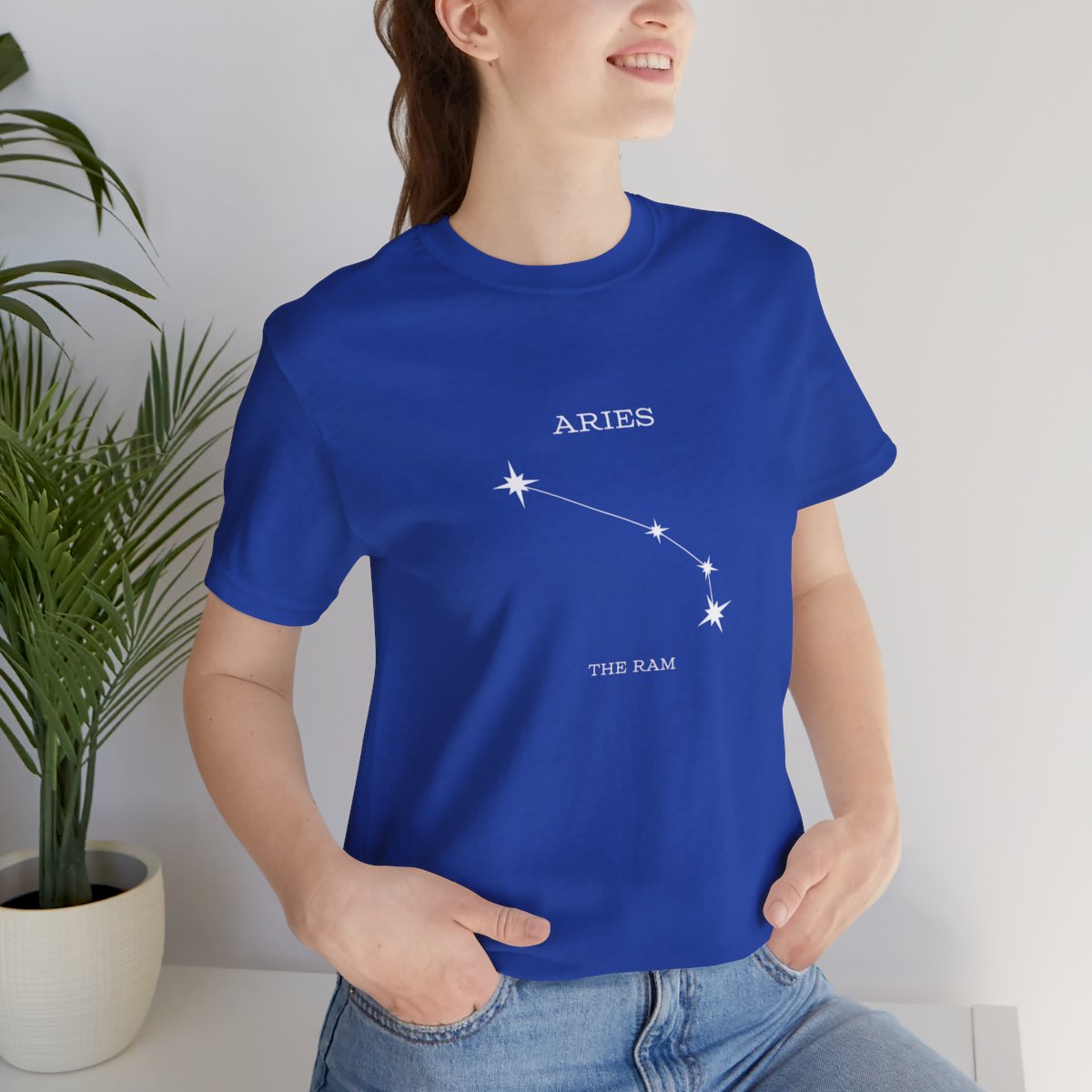 Stargazer Aries Constellation Jersey Short Sleeve Tee - Image 45