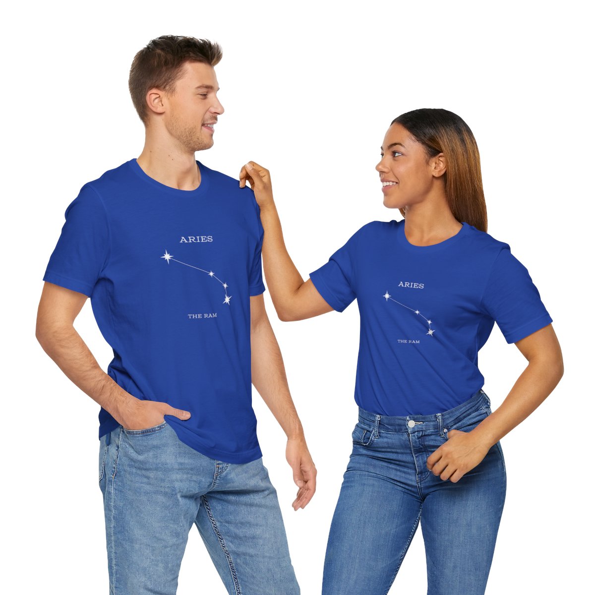Stargazer Aries Constellation Jersey Short Sleeve Tee - Image 46