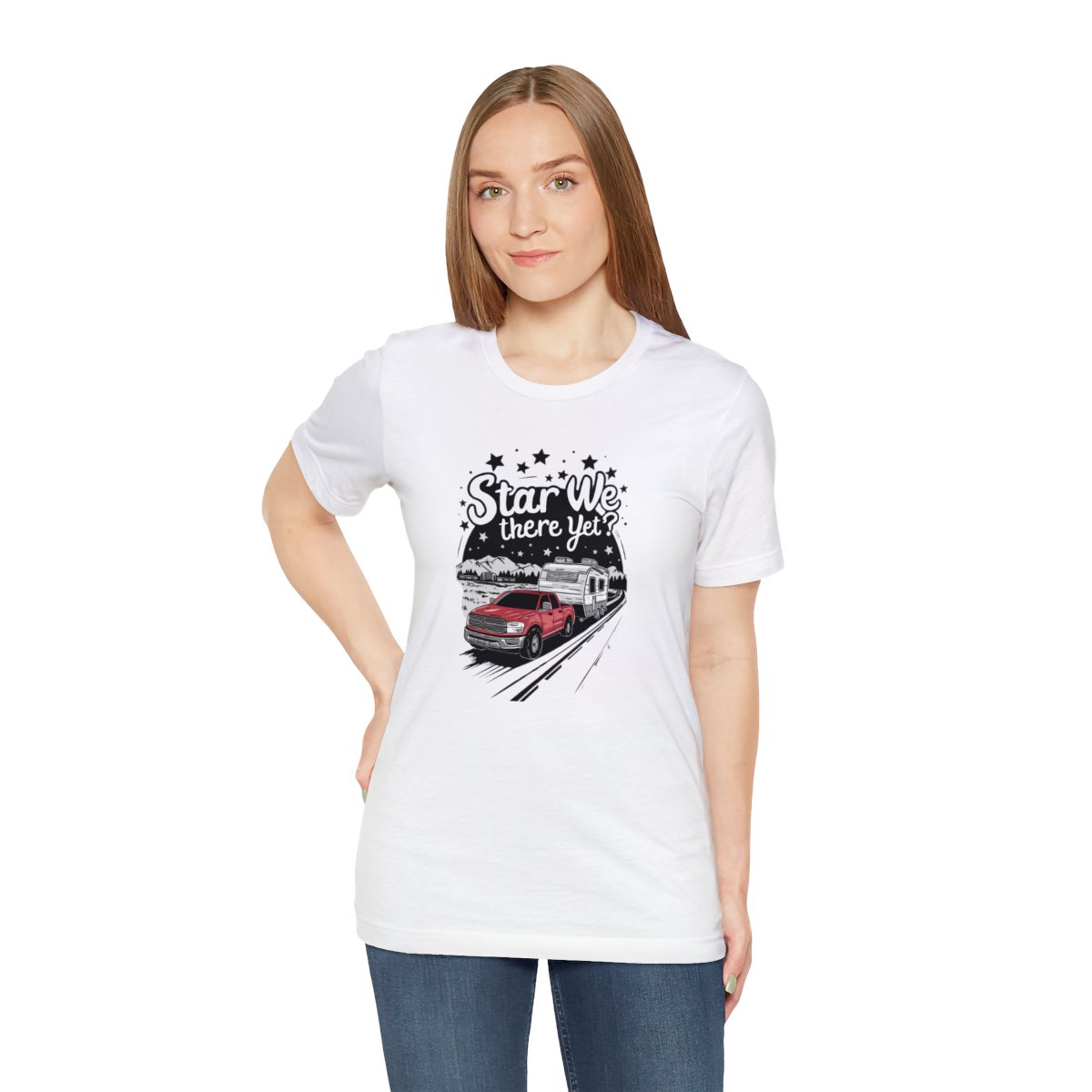 Red Truck Rving Star We There Yet Short Sleeve Tee - Image 18