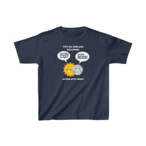Throw Shade Total Solar Eclipse 2024 Kids Cotton Tee